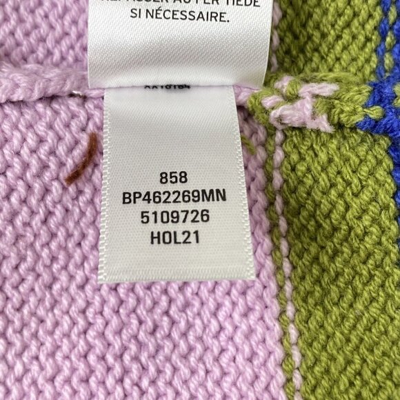 Bp. Be Proud Pride Stripe size Medium Gender Inclusive Oversize Cardigan Sweater - Picture 8 of 8